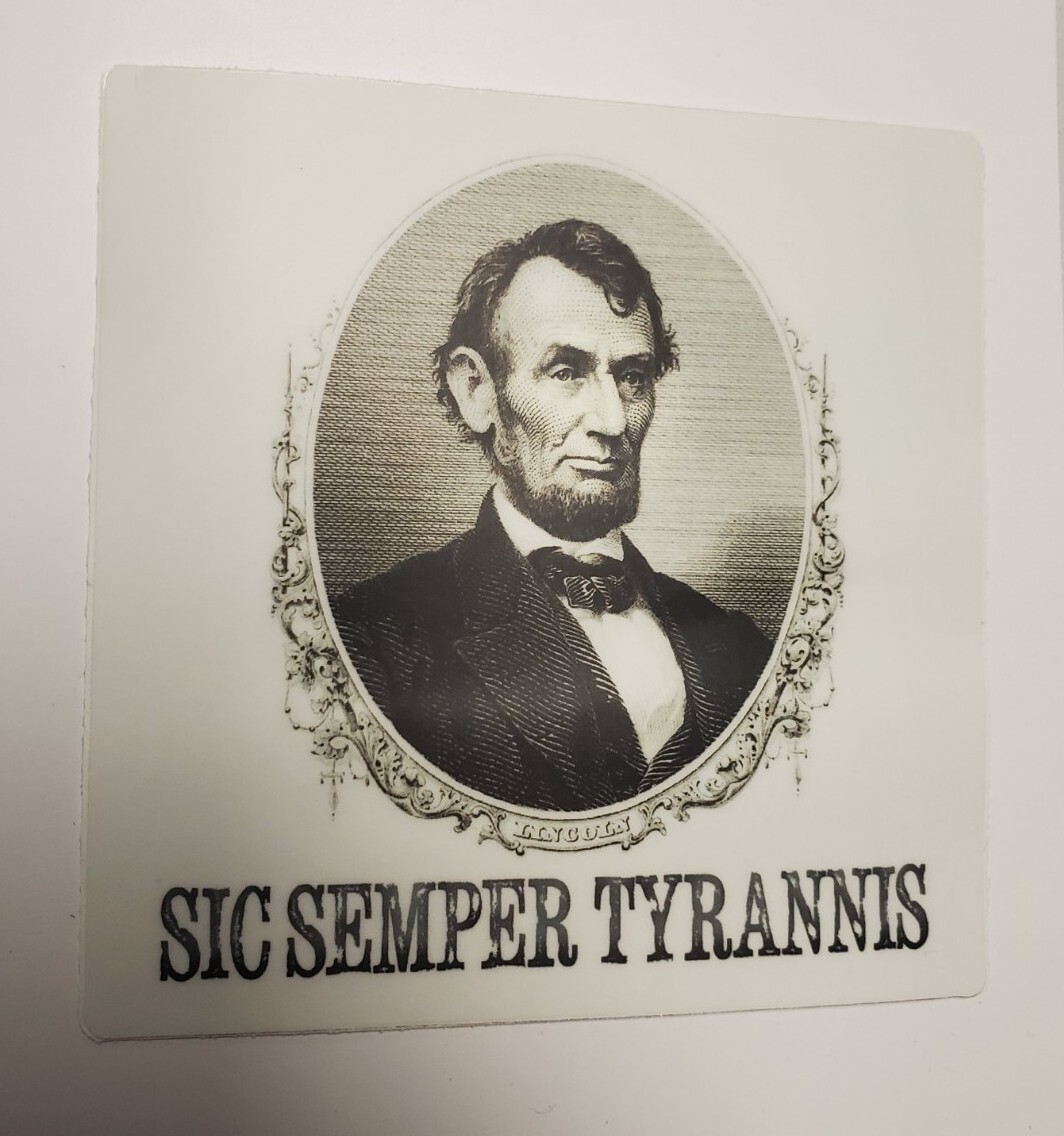General Sherman WANTED POSTER Confederate States Civil War era poster STICKERS