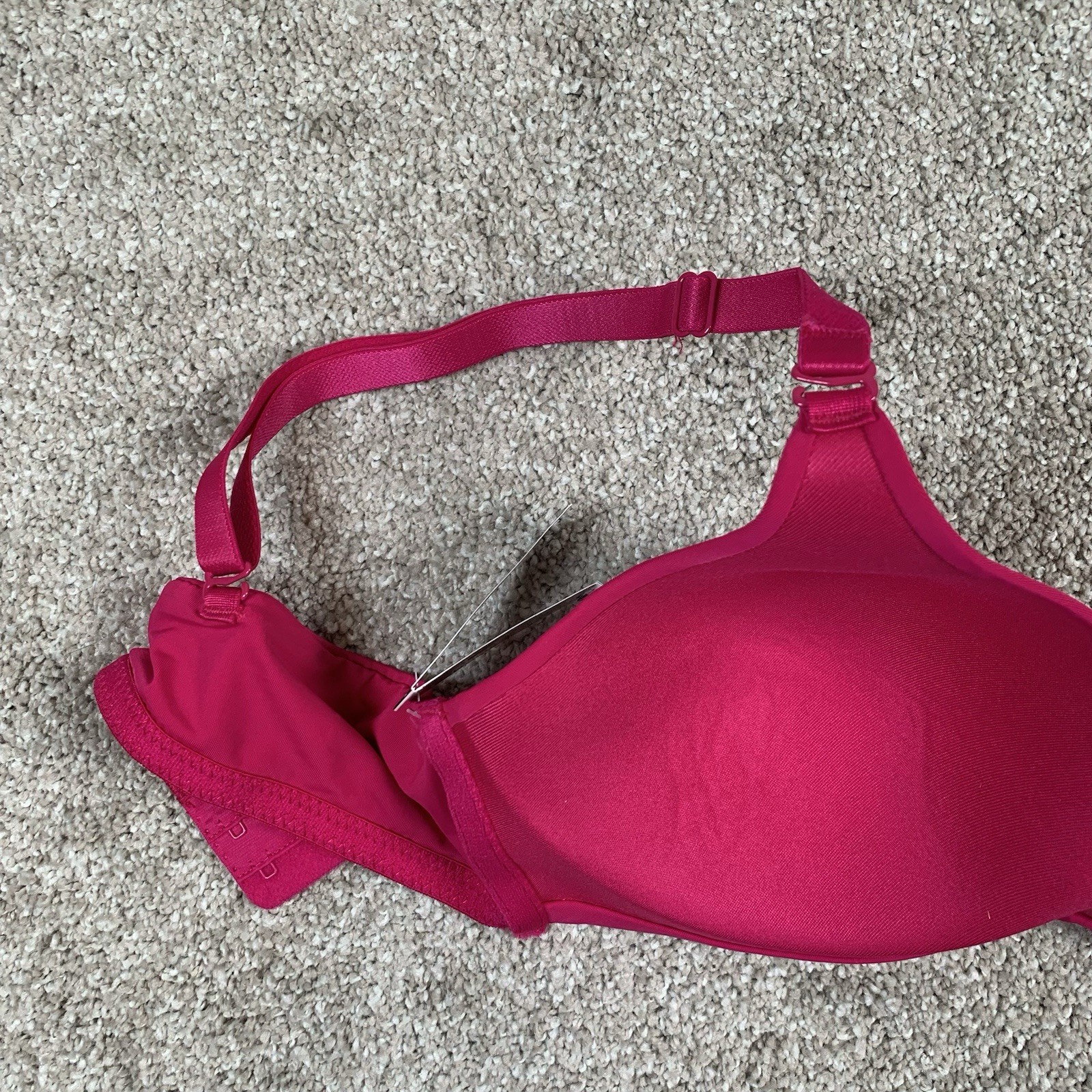 NWT George 38B Women’s Bra Convertible No Wire Undergarment Festive Fuchsia