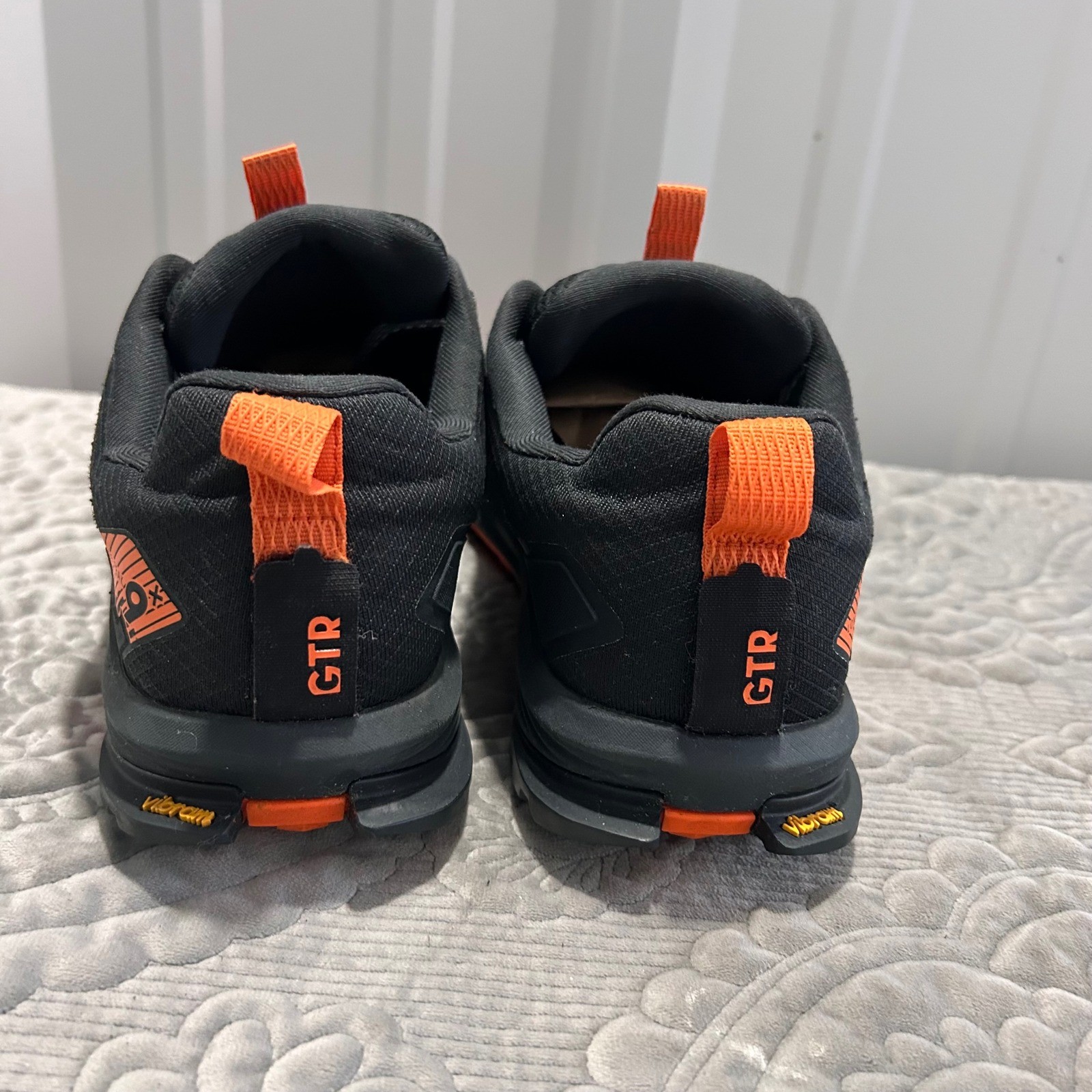 Altra Lone Peak 9 Mens Athletic Trail Running Shoes Black Orange Size 11