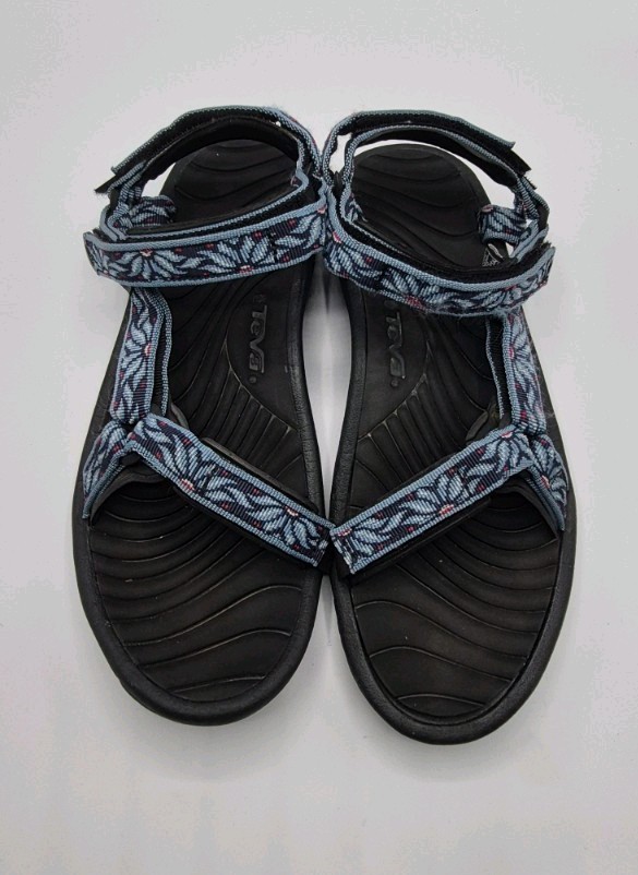 Teva Hurricane Strappy Blue Sport Hiking Water Outdoor Sandals, Women’s10S/N8455