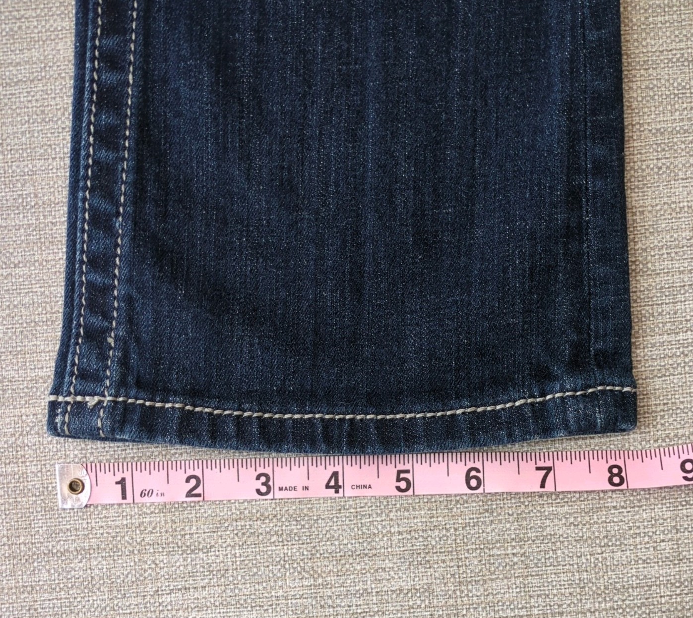Miss Me Boot Cut Blue Jeans Women’s 26×29.5 Flap Wing Pockets JP514BR Low Rise