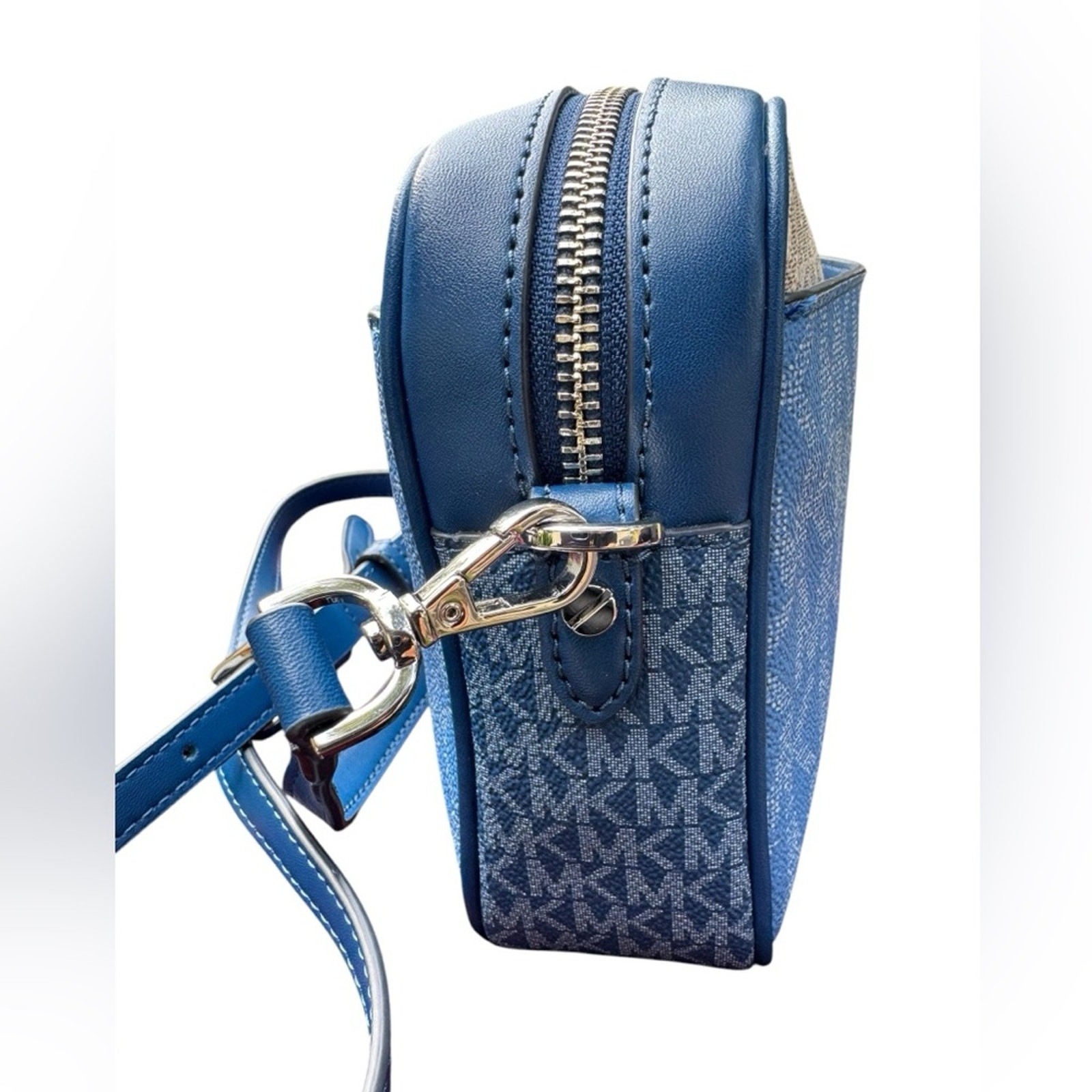 NEW Michael Kors Jet Set Logo-Printed Coated Canvas Camera Bag