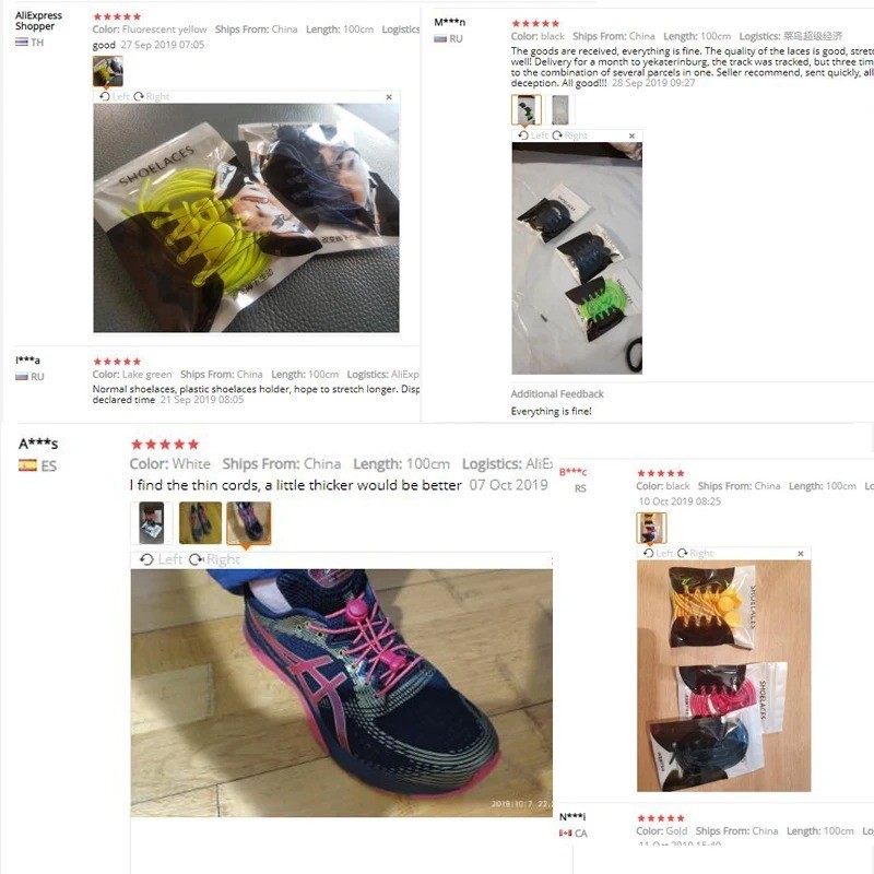 No Tie Elastic Lock Shoe Laces Rope Running Jogging Sneakers Trainer Shoelaces*