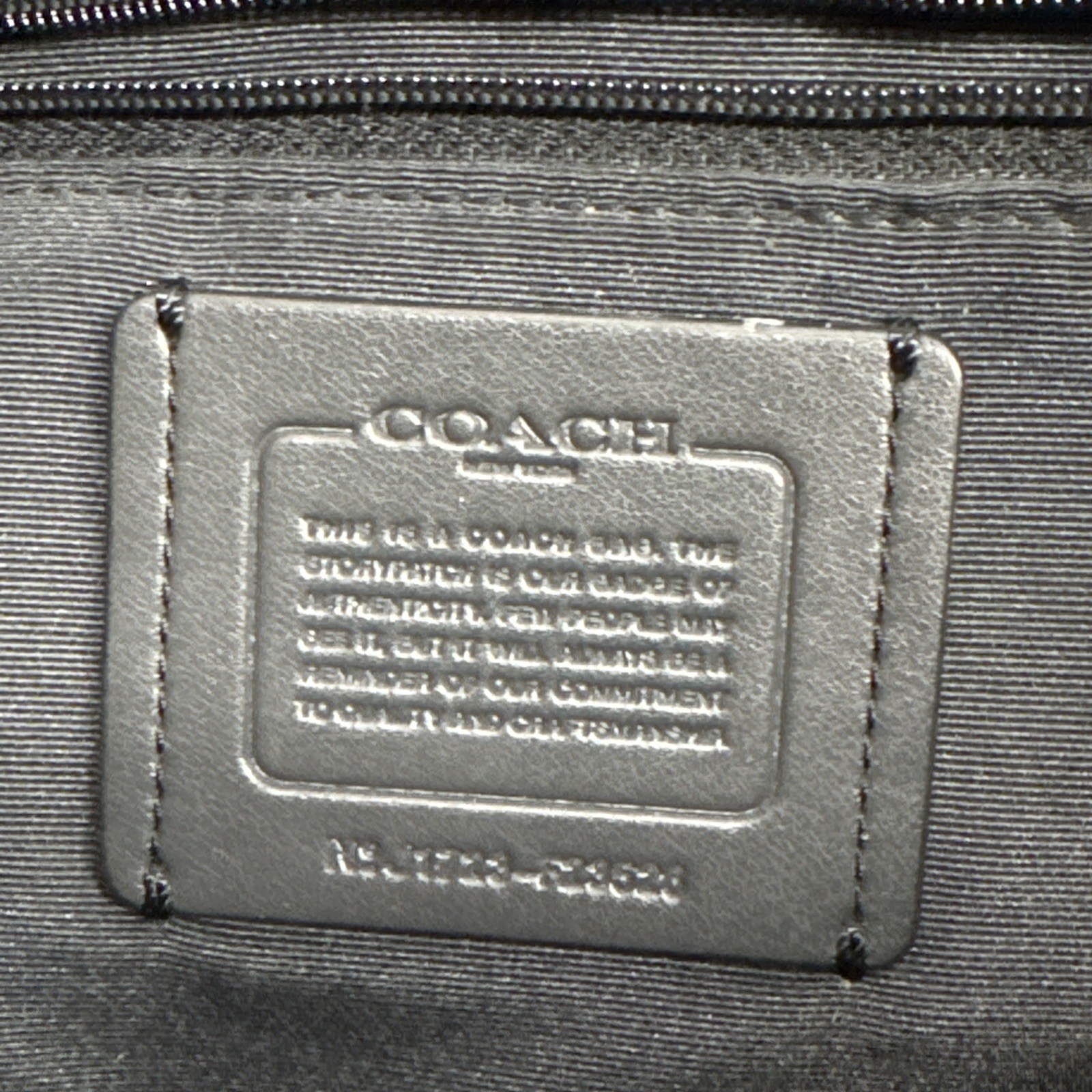 Coach Ava Chain Tote Signature Canvas Brown/Black Authentic Leather J1723-F23526