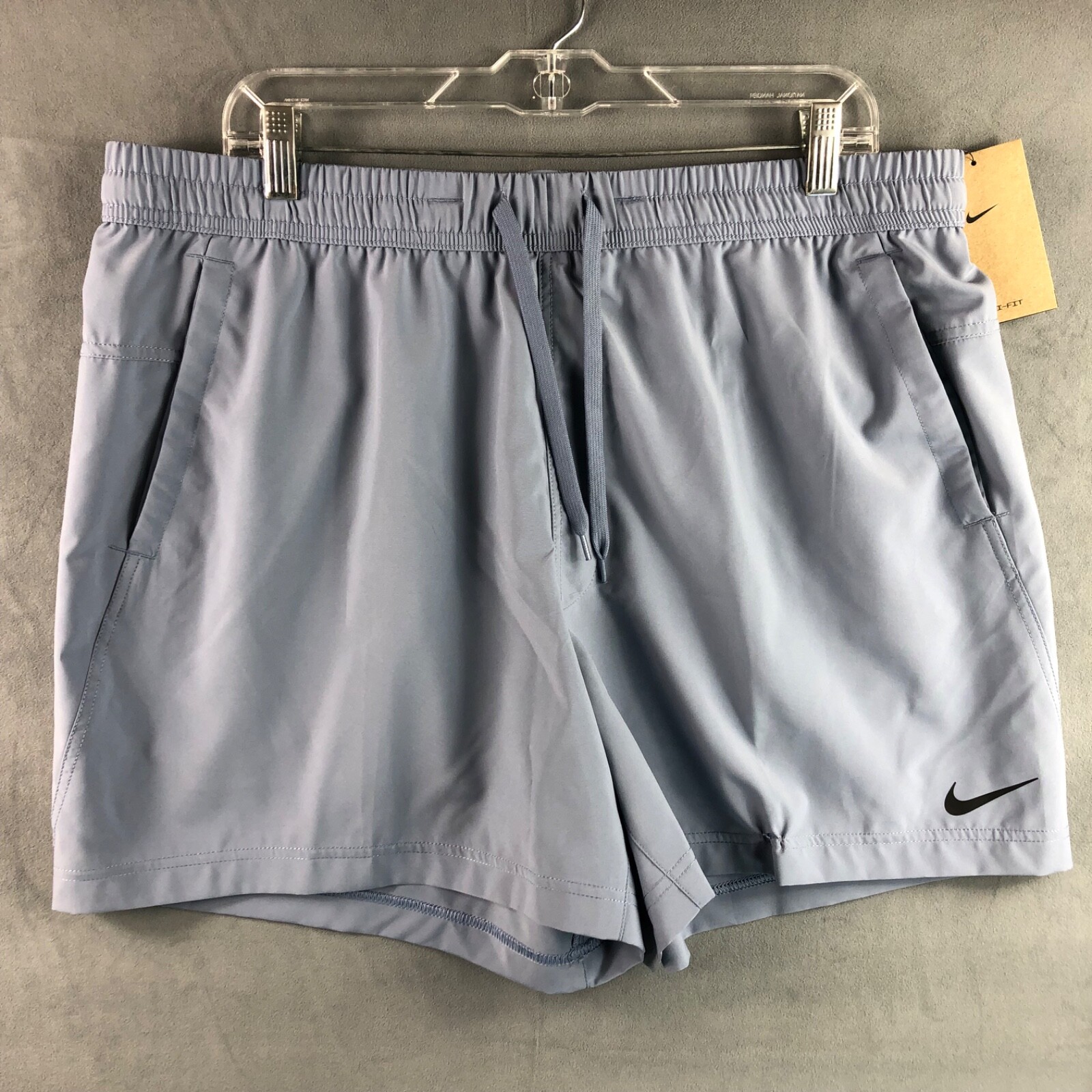 Nike Form Dri-FIT Mens Sz XXL 5″ Unlined Athletic Shorts ‘Slate Blue’ FN4347-493