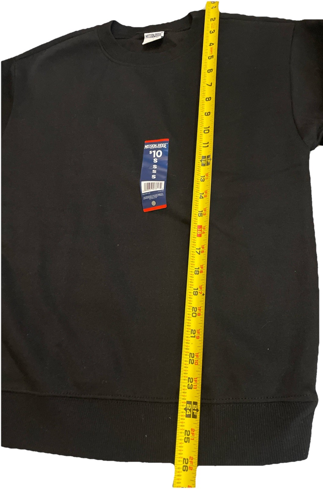 NWT Mission Ridge Black Fleece Sweatshirt & Joggers Set – Size Small – 2 Piece