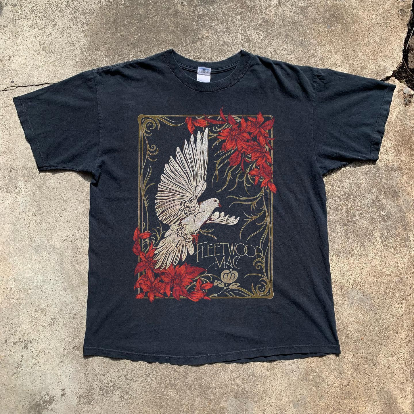 Fleetwood Mac Dove Cotton Black Unisex T-shirt Size S-5XL