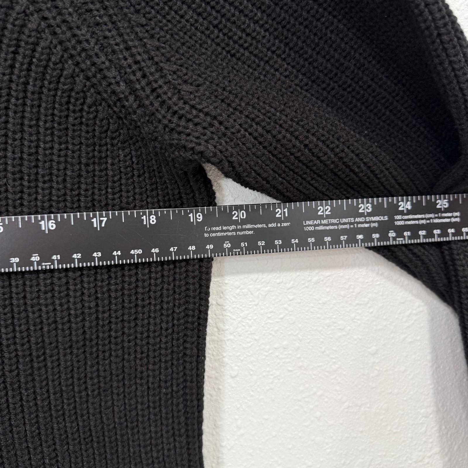 Torrid Black Shaker Stitch Sweater Dress Mock Neck Long Sleeve Plus Size 1 1X