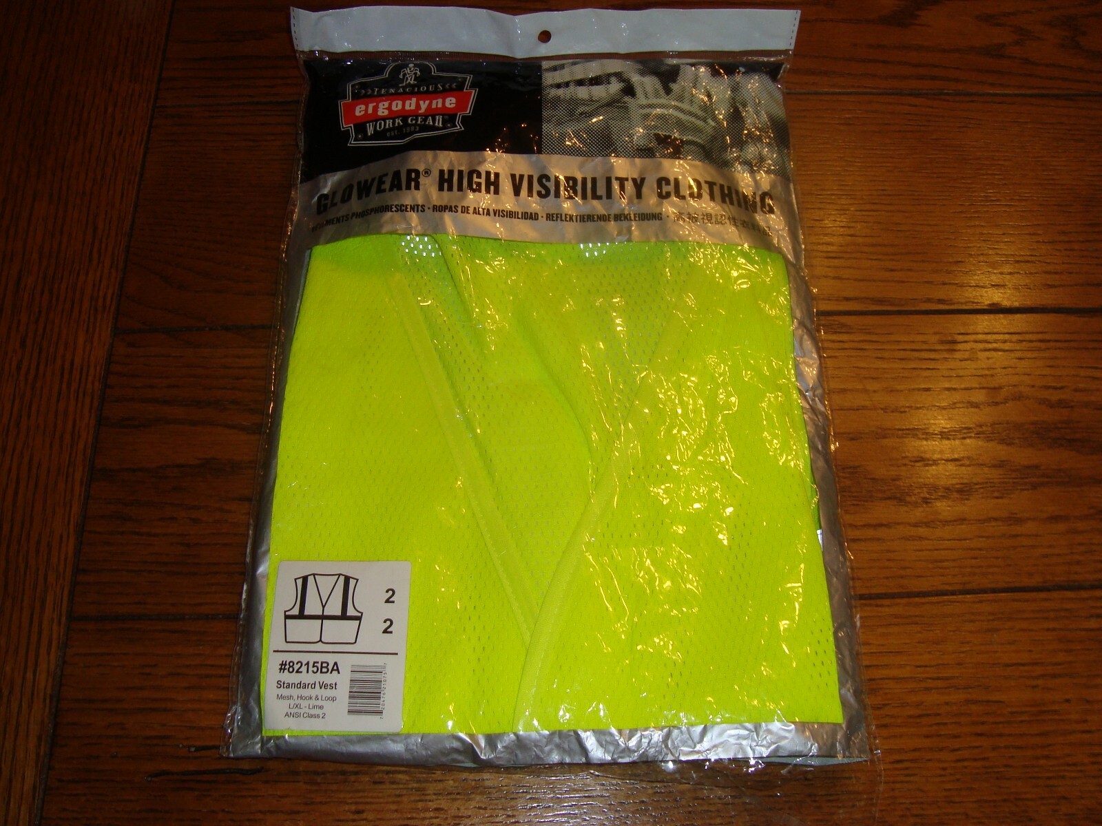 Tenacious Ergodyne Work Gear Glowear High Visibility Standard Vest 8215B – L/XL
