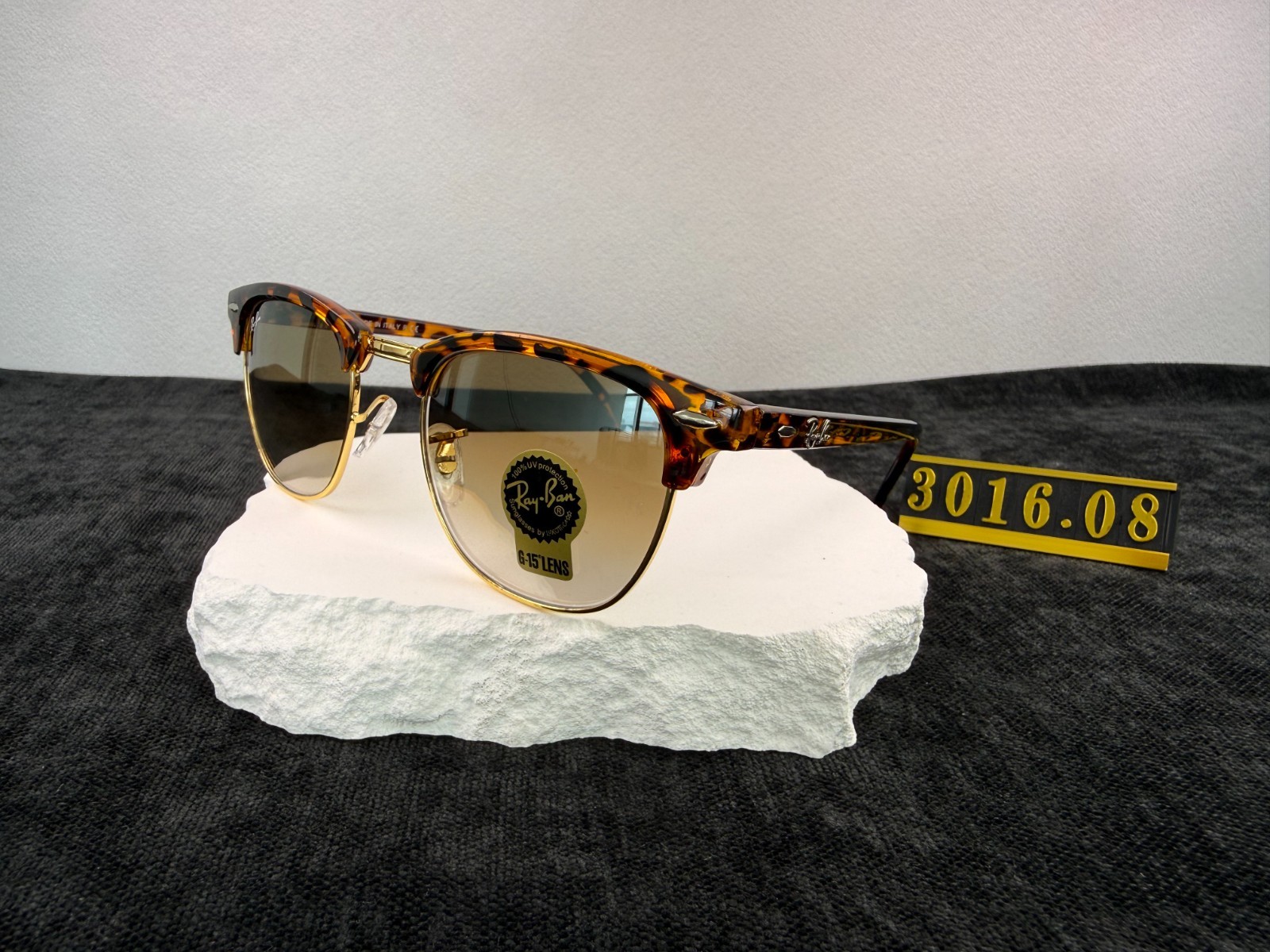 Ray-Ban RB3016 Tortoiseshell Frame Gradient brown Lens Sunglasses