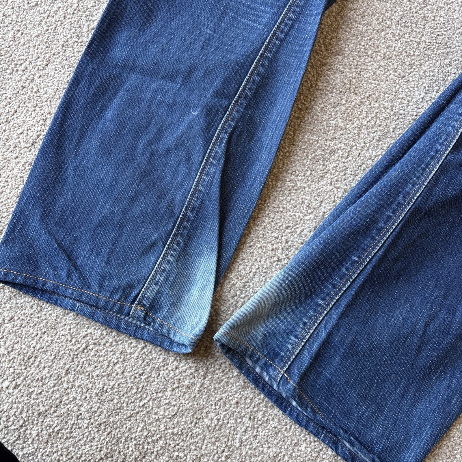 Levi’s Engineered Twist Blue Denim Jeans Cinch Back 33 x 30