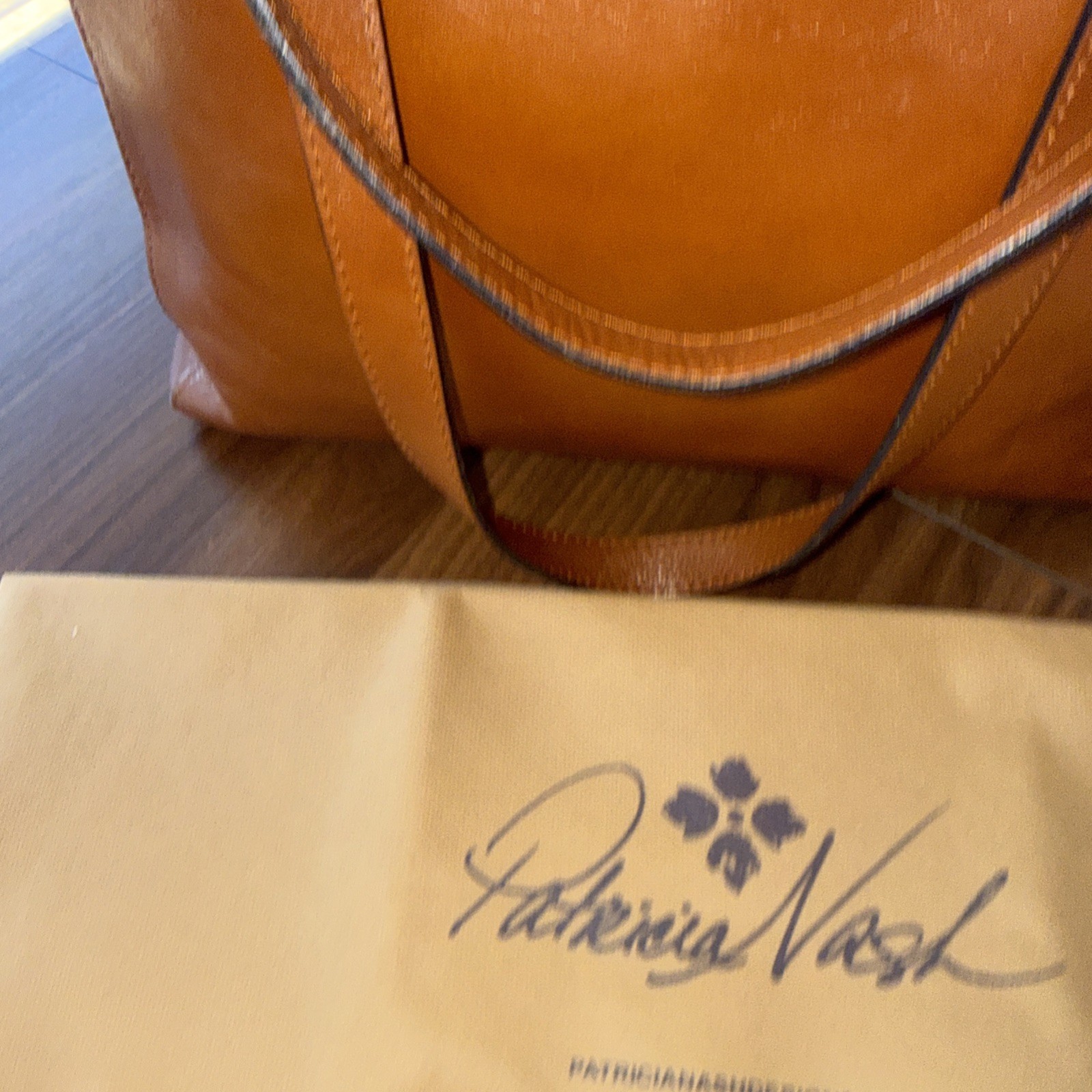 Patricia Nash Viana Leather Tote. Excellent Condition. Dust Bag.