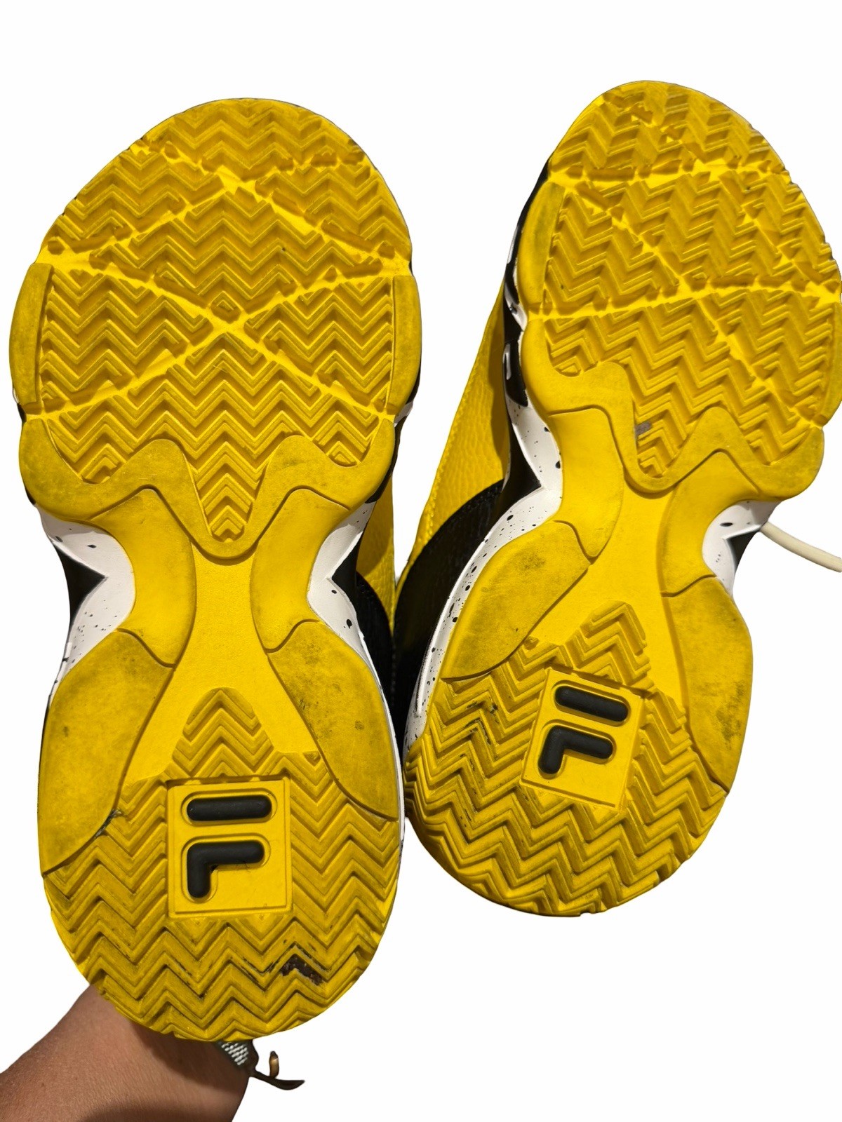 Fila MB Night Walk 3BM01886-702 Boys Yellow Athletic Basketball Shoes