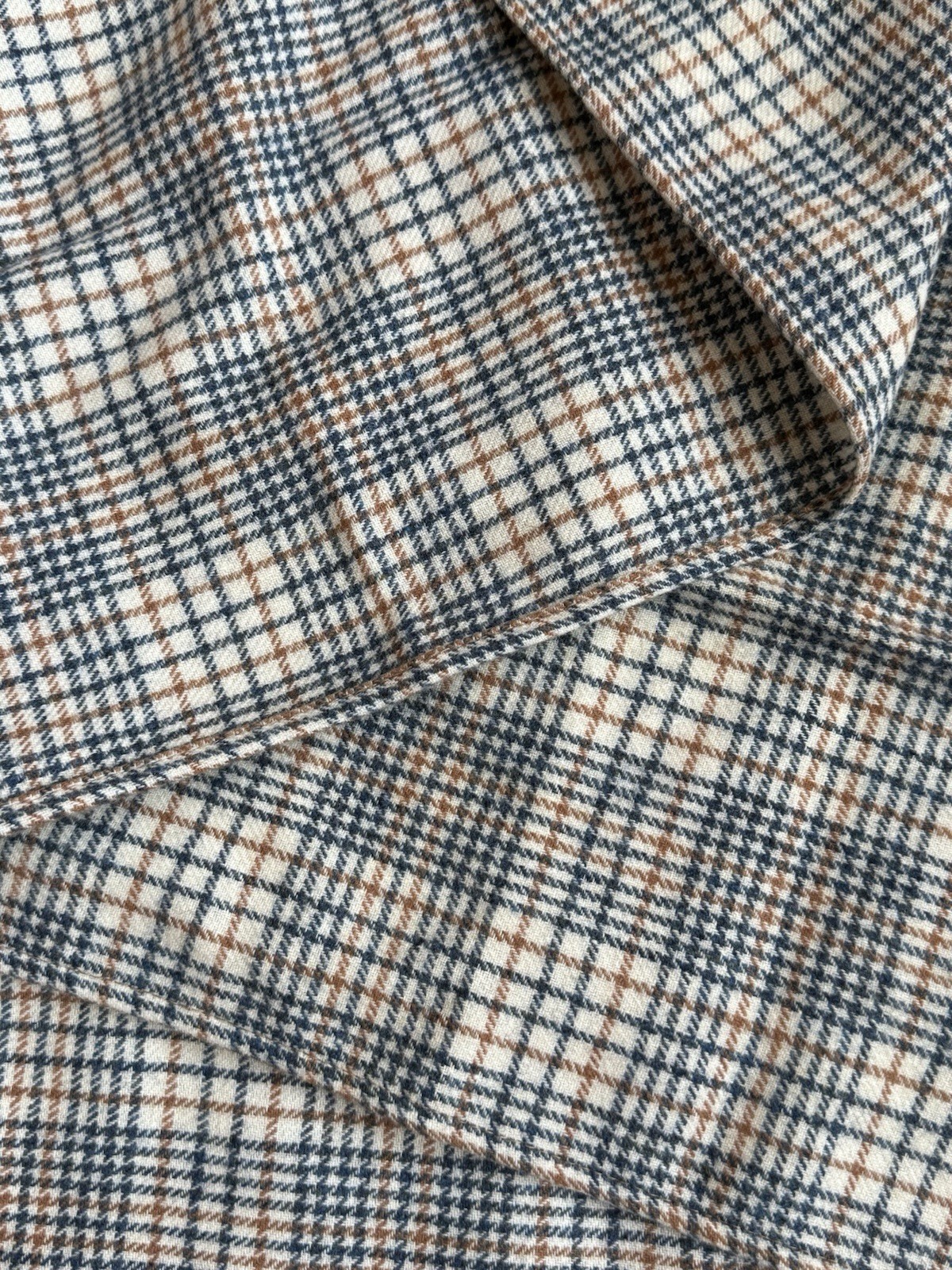 Vintage Pendleton Plaid Wool Scarf USA Made Unisex, Pure Virgin Wool 84”x 12.75”