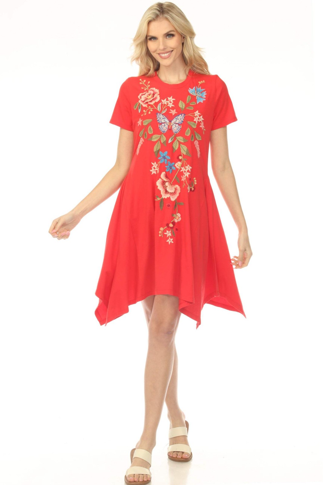 Johnny Was JWLA Handkerchief Knit Dress J37725-5