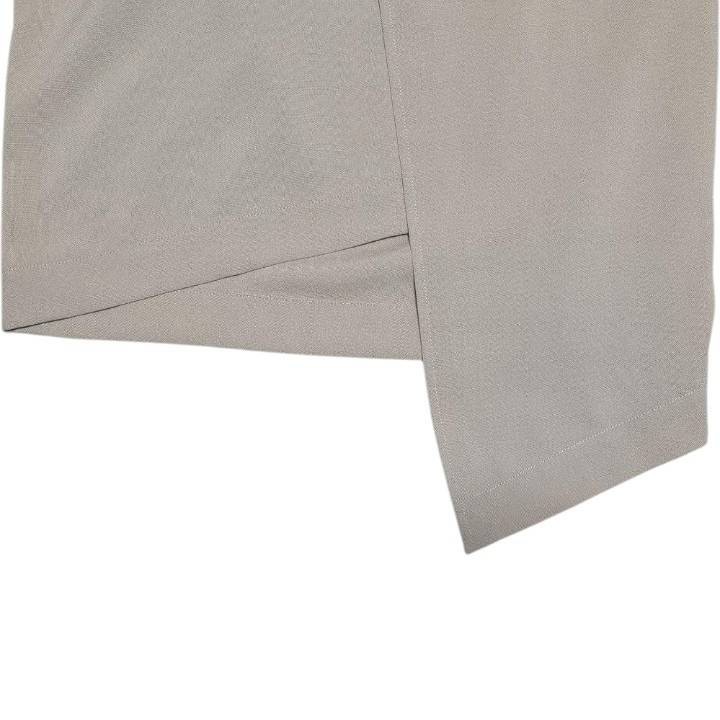 HYKE Beige Asymmetrical Belted Dress Size 2 Japan Elastic Waist Minimalist