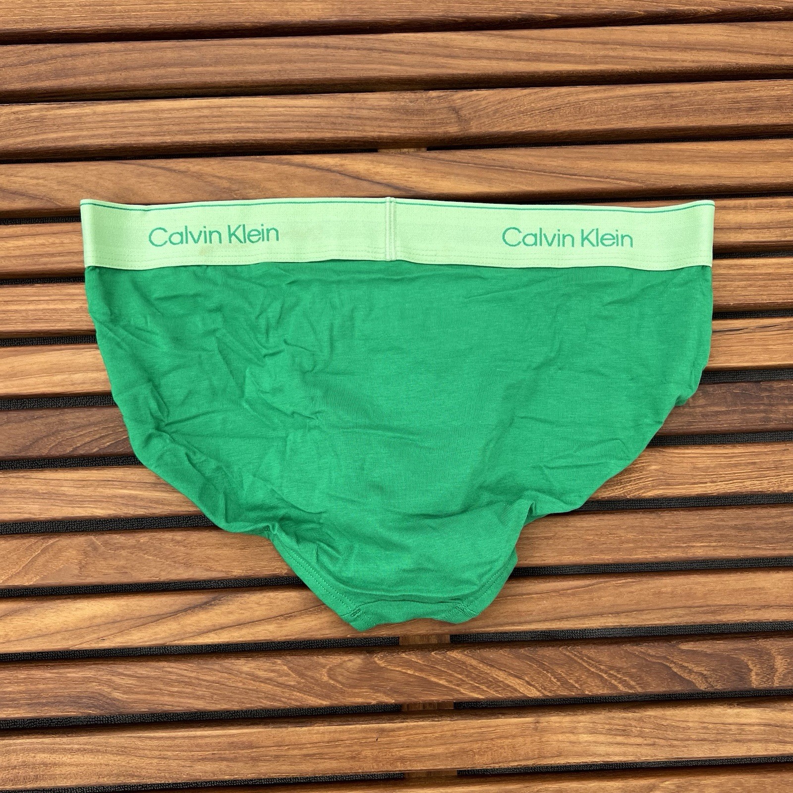 Calvin Klein CK men green ICON cotton stretch Hip Brief Underwear S M L