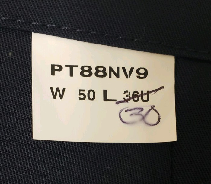 NWT Red Kap Industrial Cargo Pants 50×30 PT88 Navy Blue Work Pants