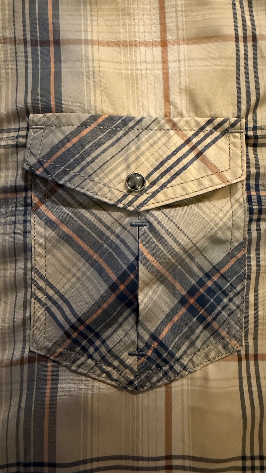 KÜHL Elüxur Men’s Medium Plaid Short Sleeve Outdoor Shirt