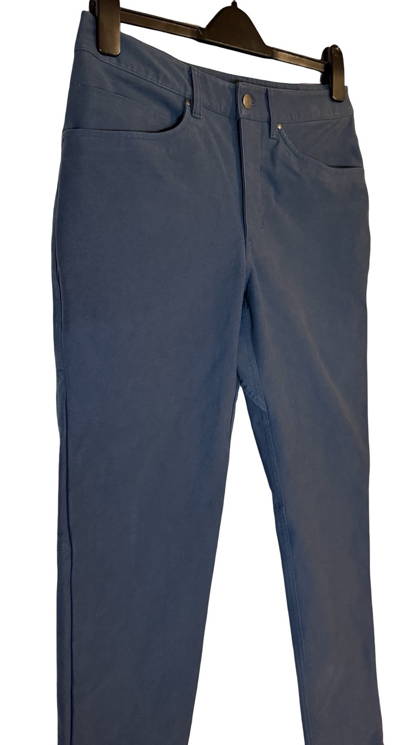 Lululemon Utilitech Abrasion Resistant Pants Men 30×31 Blue Gray Stretch LM5ABNS