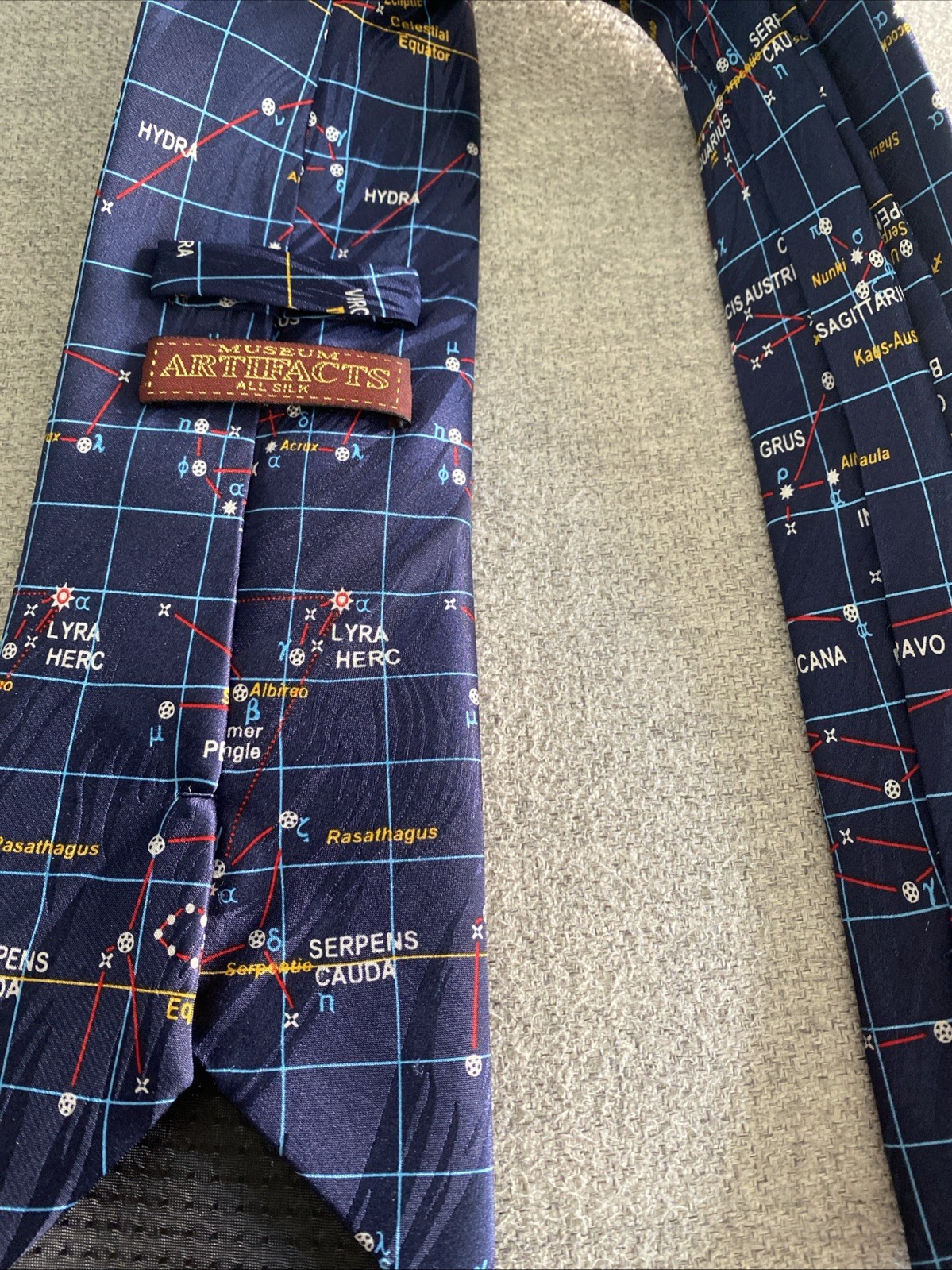 Museum Artifacts Solar System Stars Tie