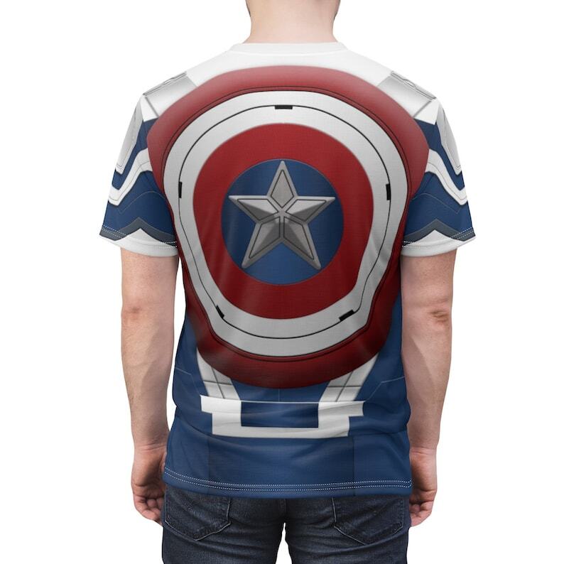 Captain America Falcon Sam Wilson Cosplay Costume Tshirt 3D Printed