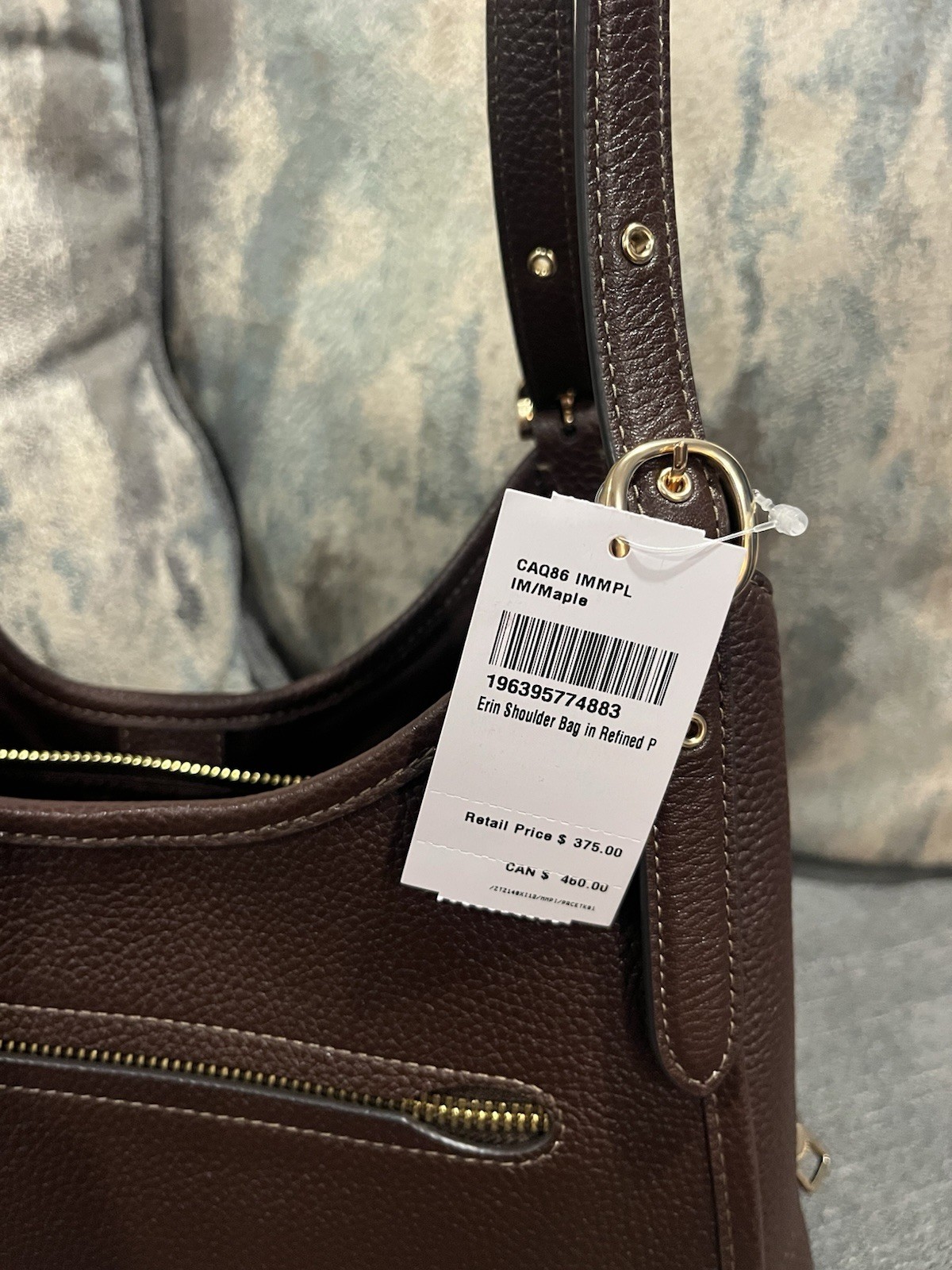 Coach Erin Shoulder Bag Maple New with tag