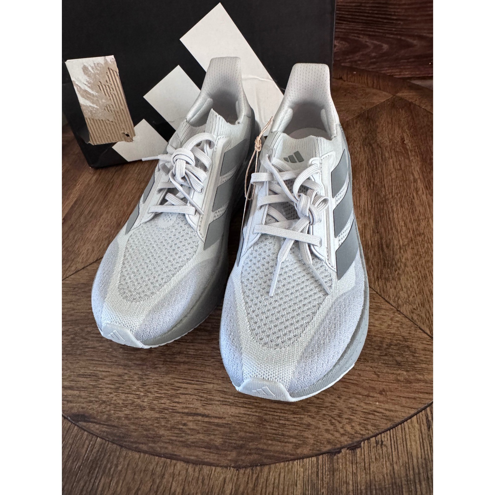 Adidas Ultraboost 5X Mens Running Shoes Grey Silver Metallic JQ9077 Size 9