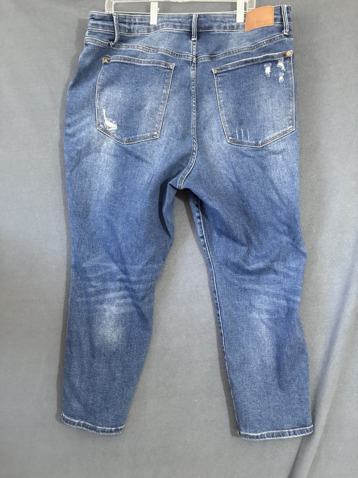 Judy Blue Jeans Womens Size 22 Slim Stretch Distressed High Waist Denim JB88776