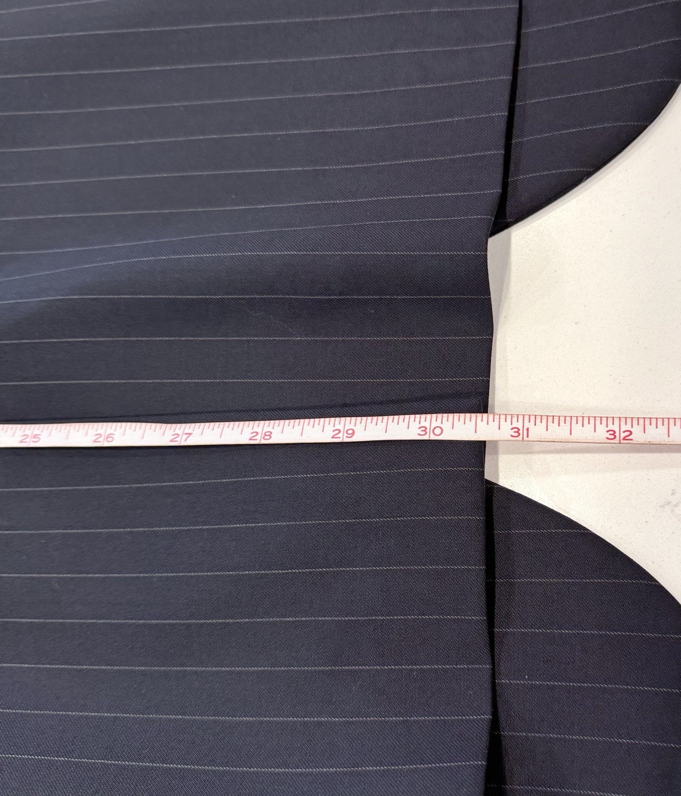 Brooks Brothers Fitzgerald Wool Blue Striped Suit 40R Jacket 34×29 (+2.5″) Pants