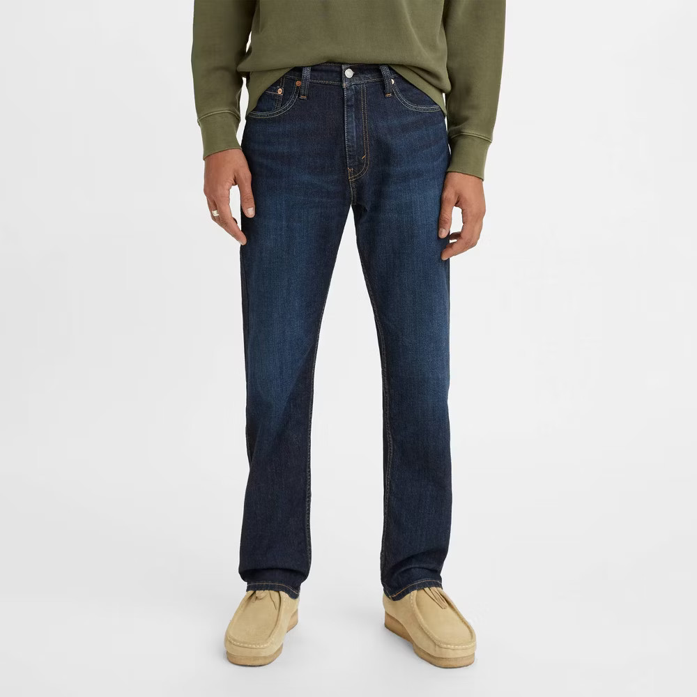 Levi’s Men’s 505 Mid Rise Regular Fit Straight Leg Full Fit Jeans
