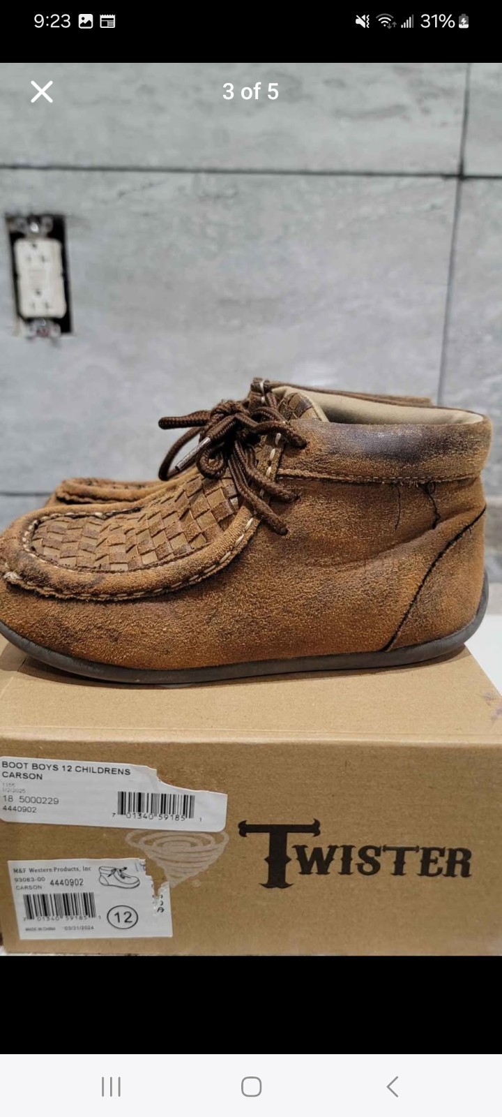 twisted x boy chukka