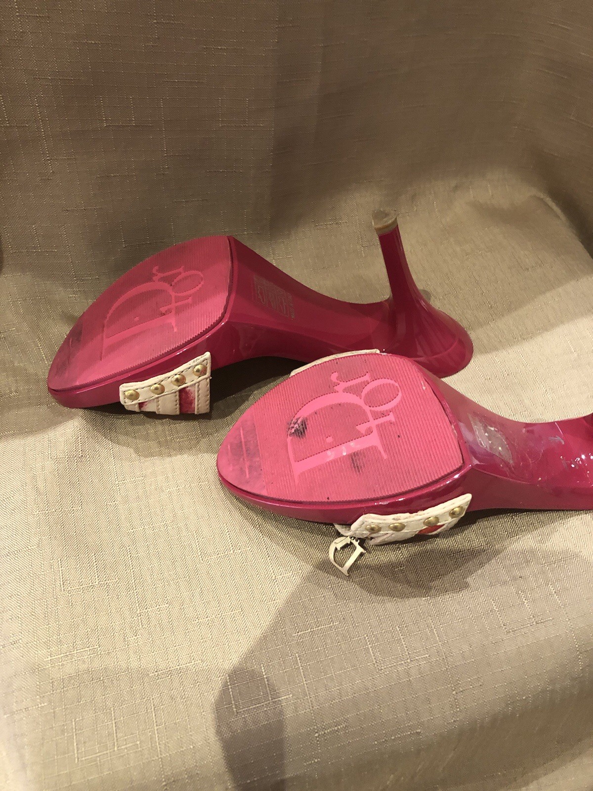 Authentic Vintage Door Heel Shoes Never Worn 3 8/12