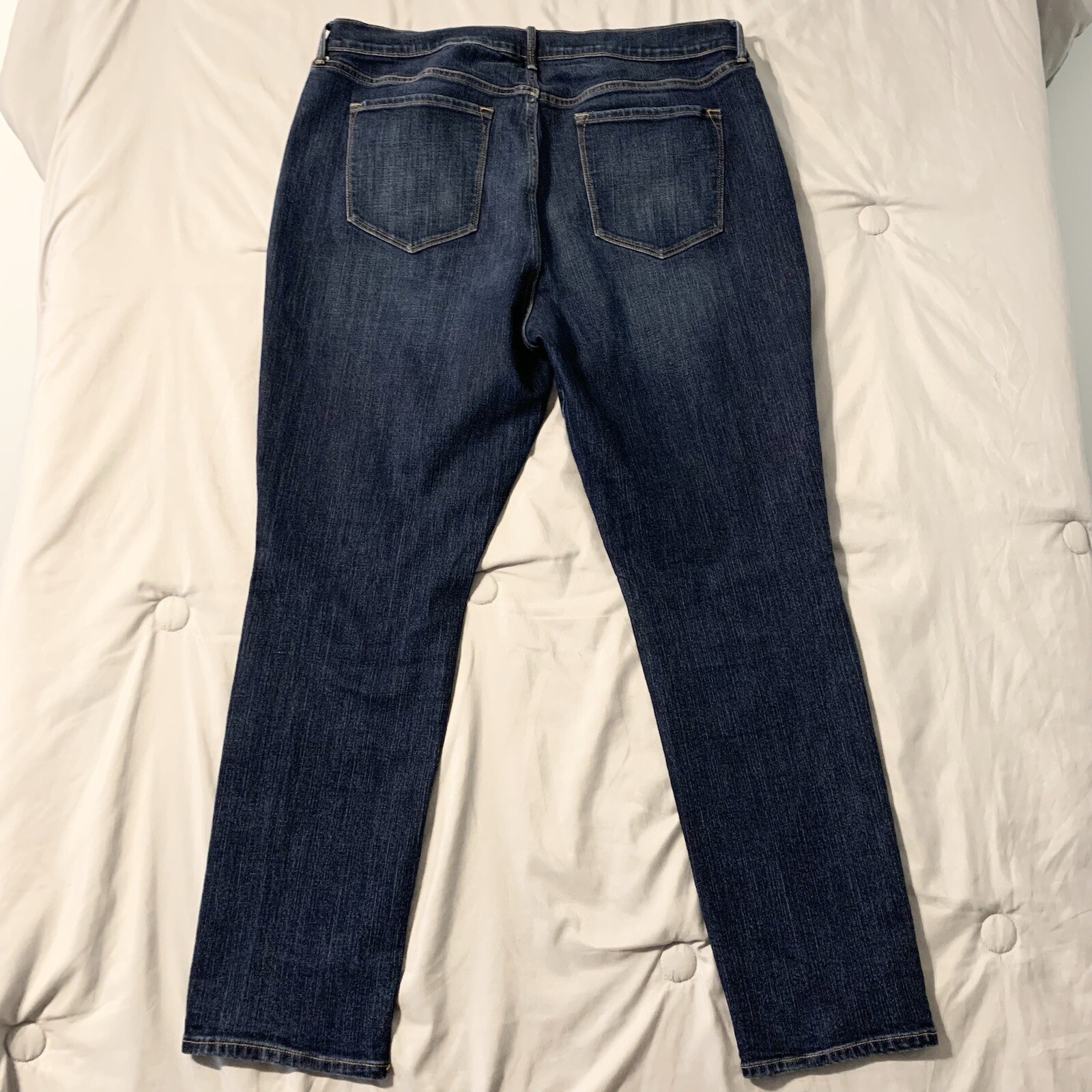 Old Navy Jeans 18 Reg (38×30) Blue Richmond Curvy Profile Mid Rise Stretch Comfy