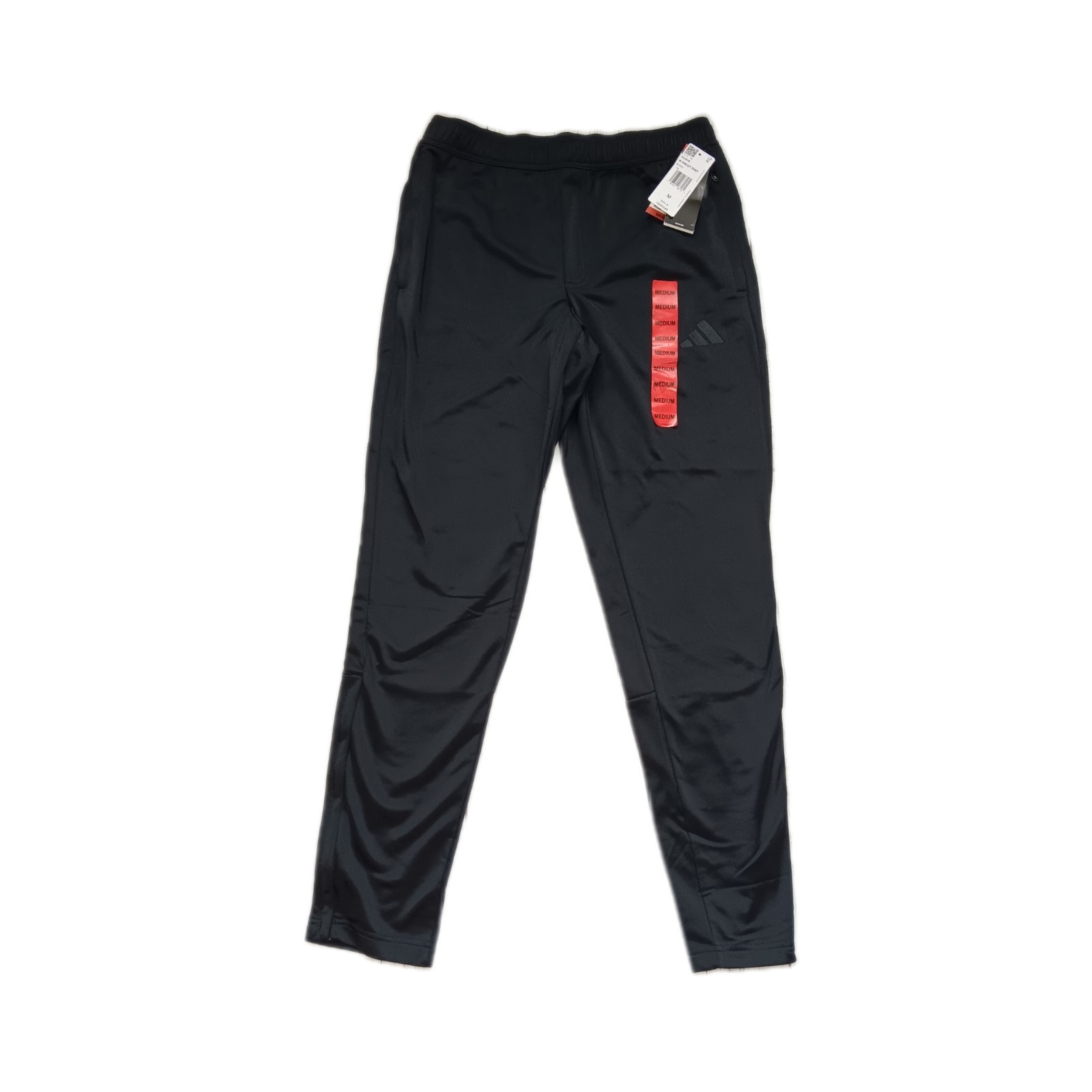 NWT Adidas Men’s Track Pant Tricot Ankle Zip Recycled Polyester Black KD3638 M