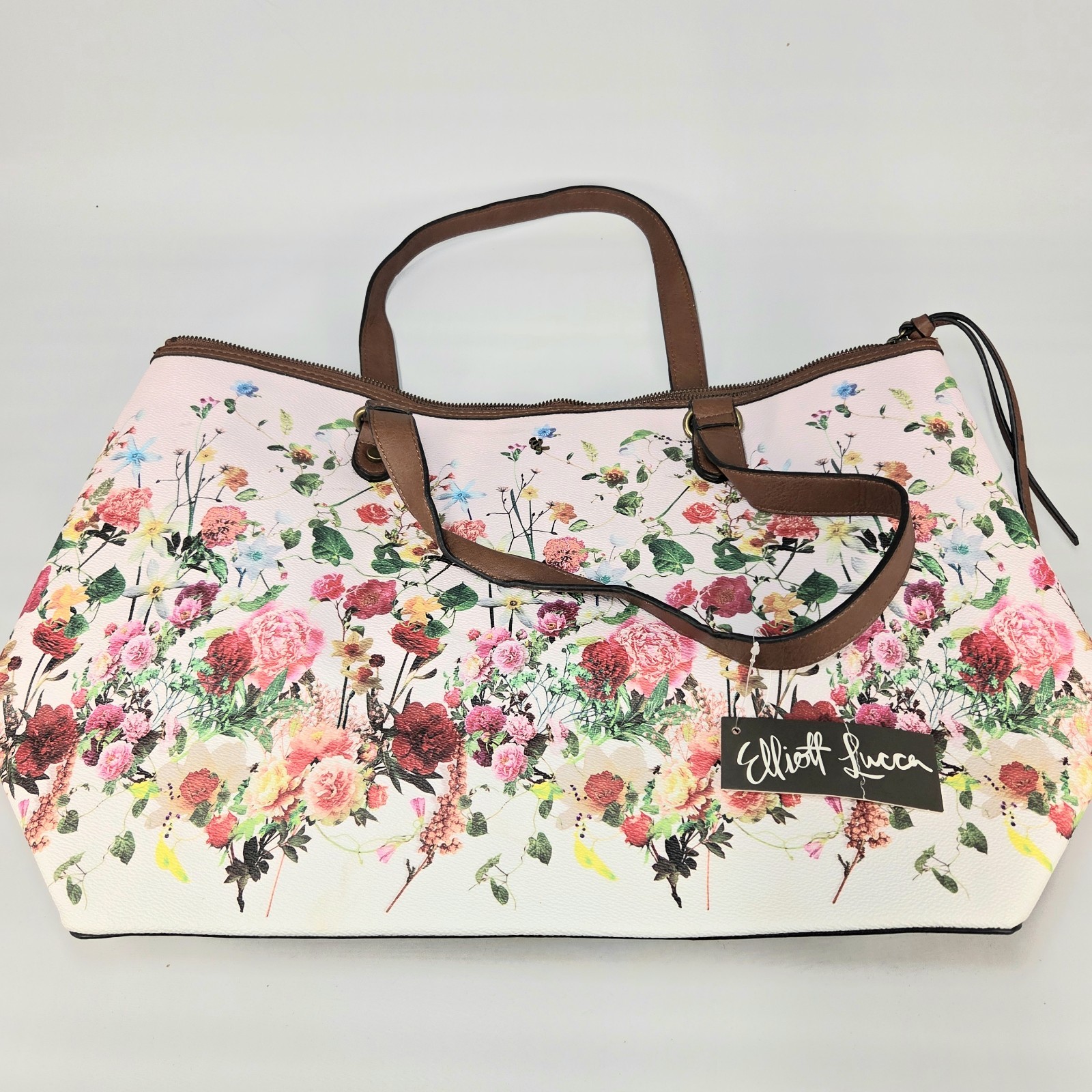 Elliott Lucca Laptop Bag Flowers Vinyl FREE SHIPPING!!