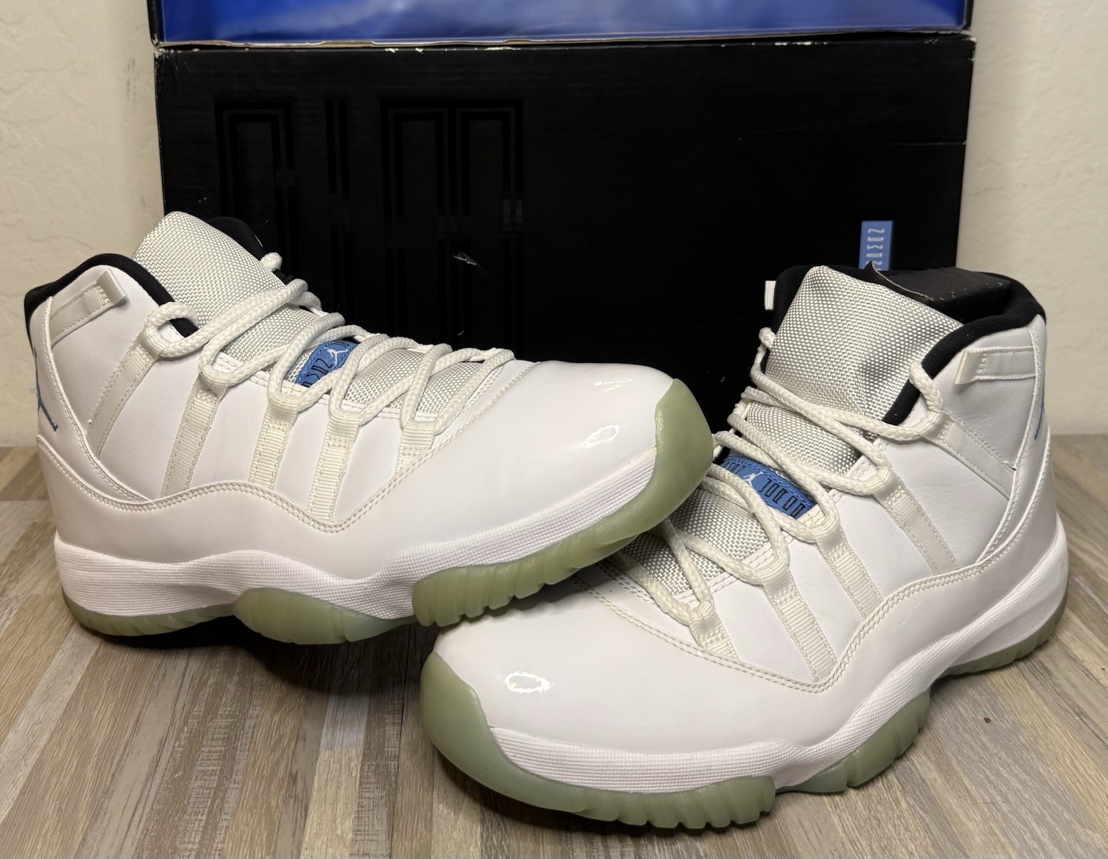Nike Air Jordan 11 Retro Legend Blue 2014 Release 378037-117