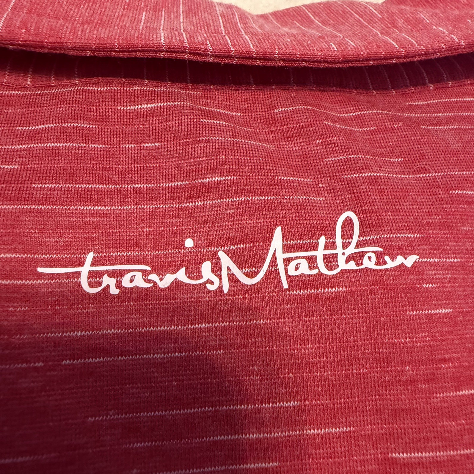 Travis Mathew The Heater Series Polo Scooter Red Mens Size 2XL XXL NWT Golf