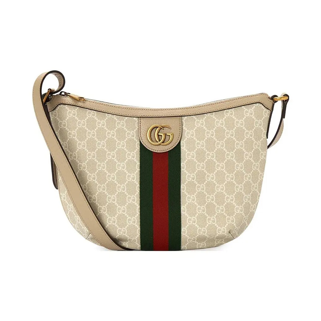 Gucci Ophidia Half Moon Bag Shoulder Crossbody Bag Small Women’s 11.8x2x8.6 in