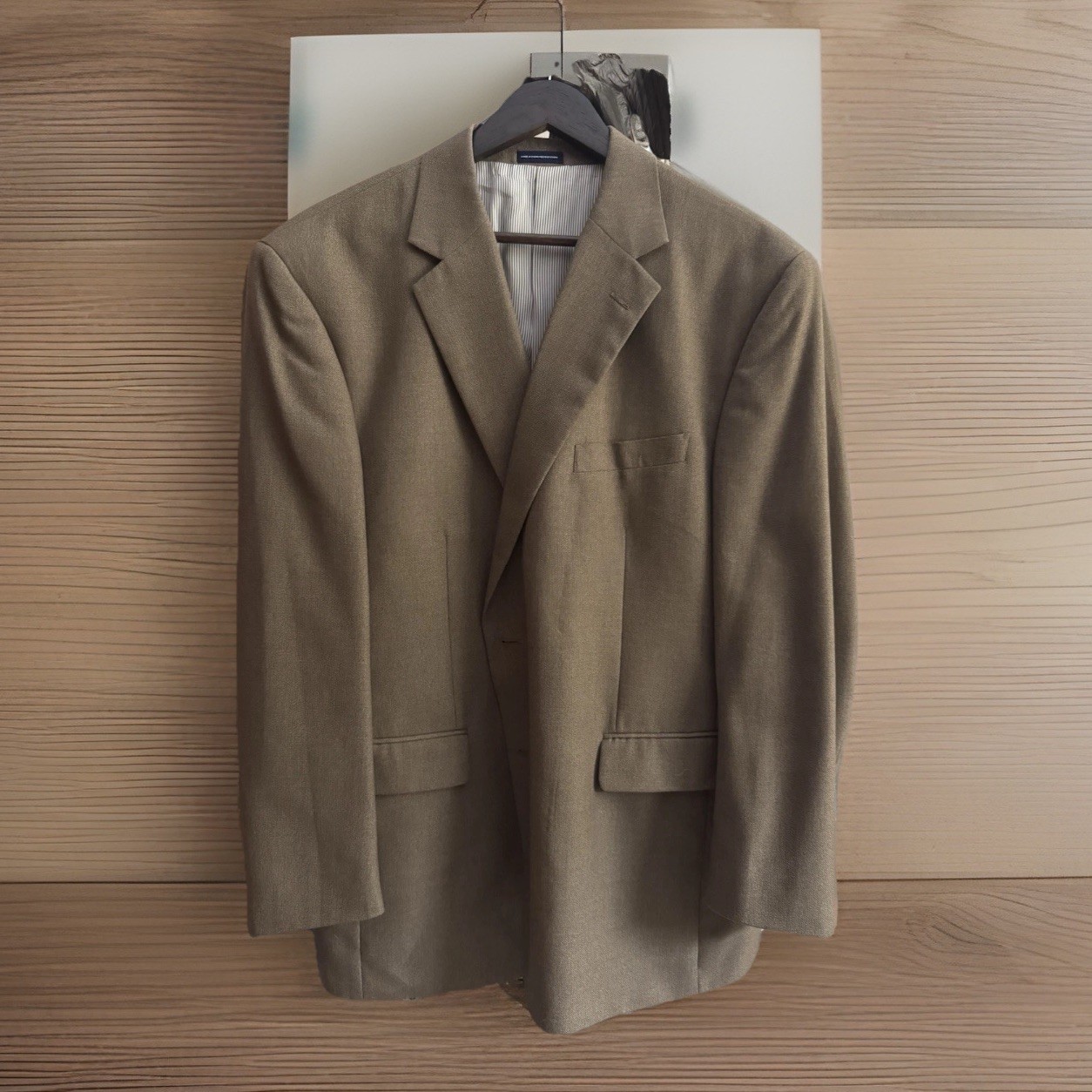 Stafford Essentials Solid Brown Blazer – Size 48R EXCELLENT CONDITION