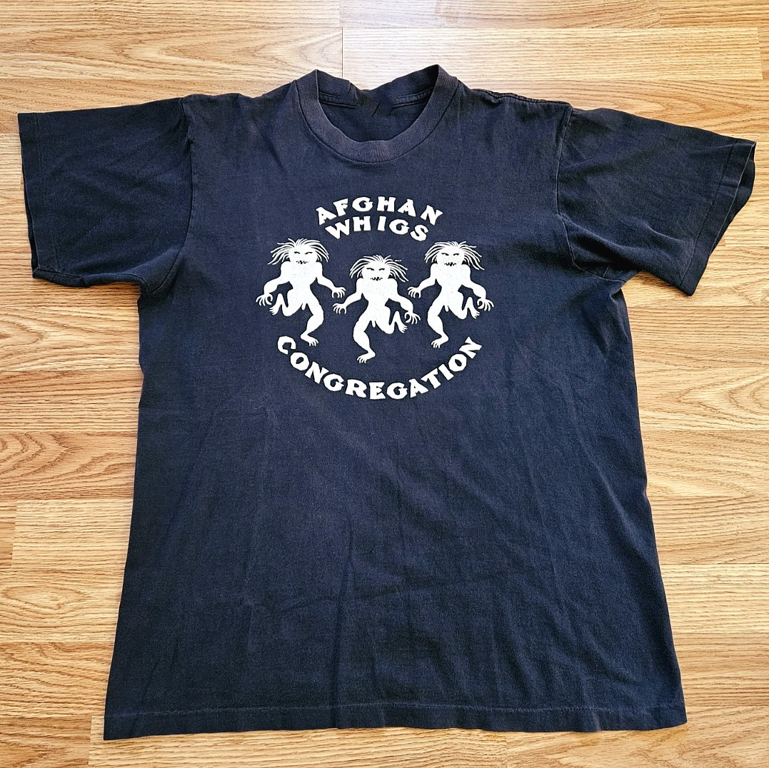 Rare Vintage 90s Afghan Whigs Congregation T Shirt C012