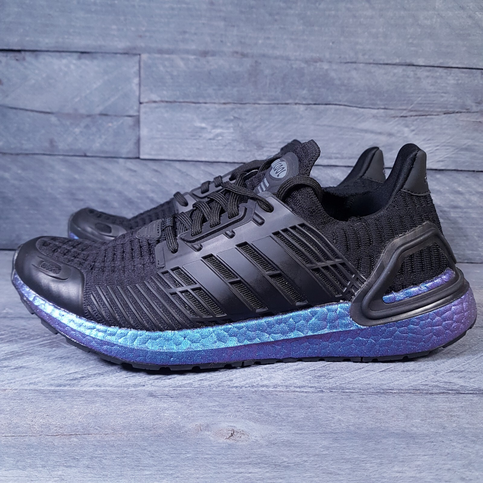 ADIDAS UltraBoost CC_1 DNA Clima Cool Running Shoes Mens 8.5 Black Blue GX7808