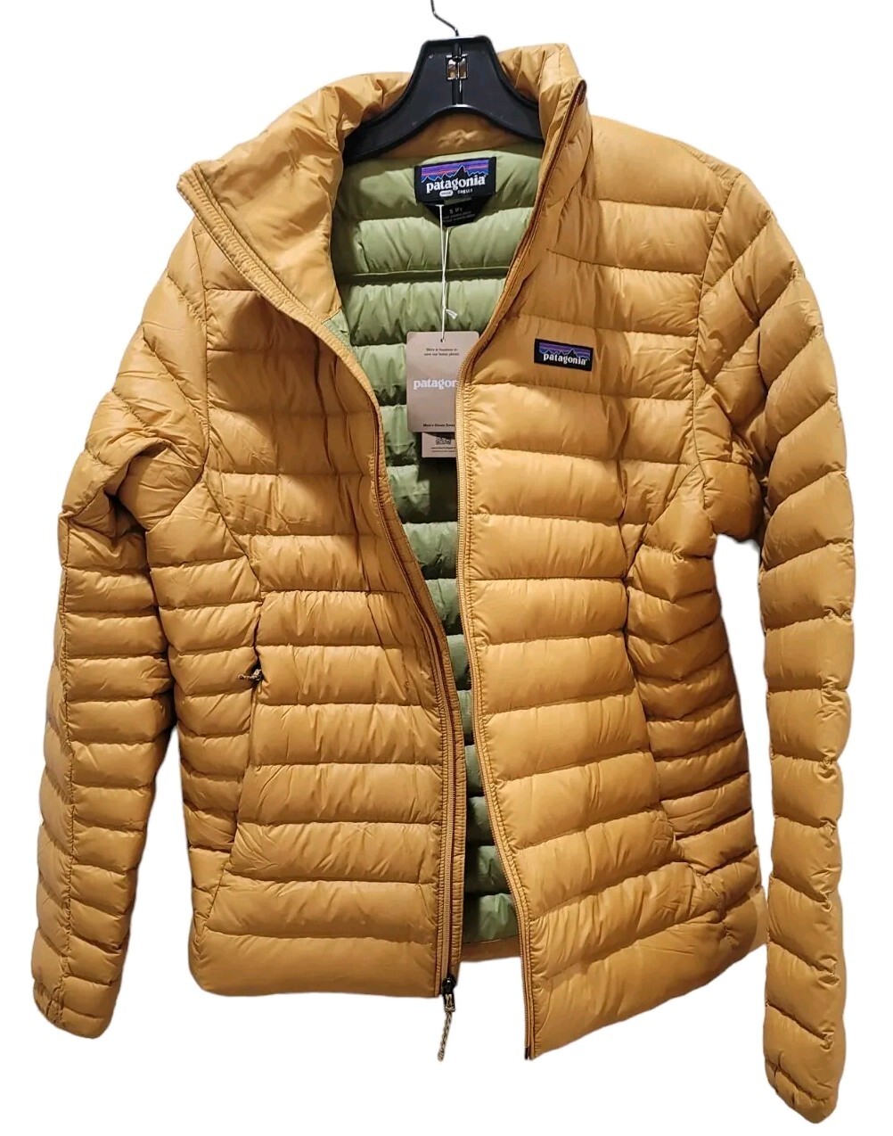 Patagonia Down Sweater Jacket Pufferfish Gold Men’s Small $279 SP24 84675 NWT