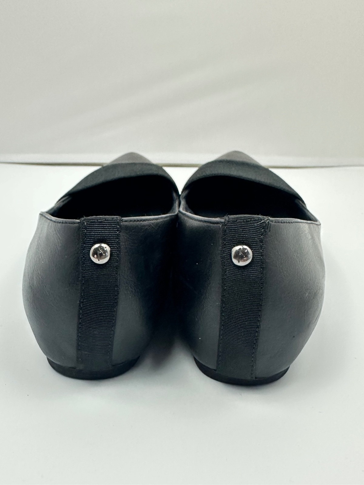 Simply Vera Vera Wang Pointed Toe Ballet Flats Black Slip On Dress Shoes 7.5
