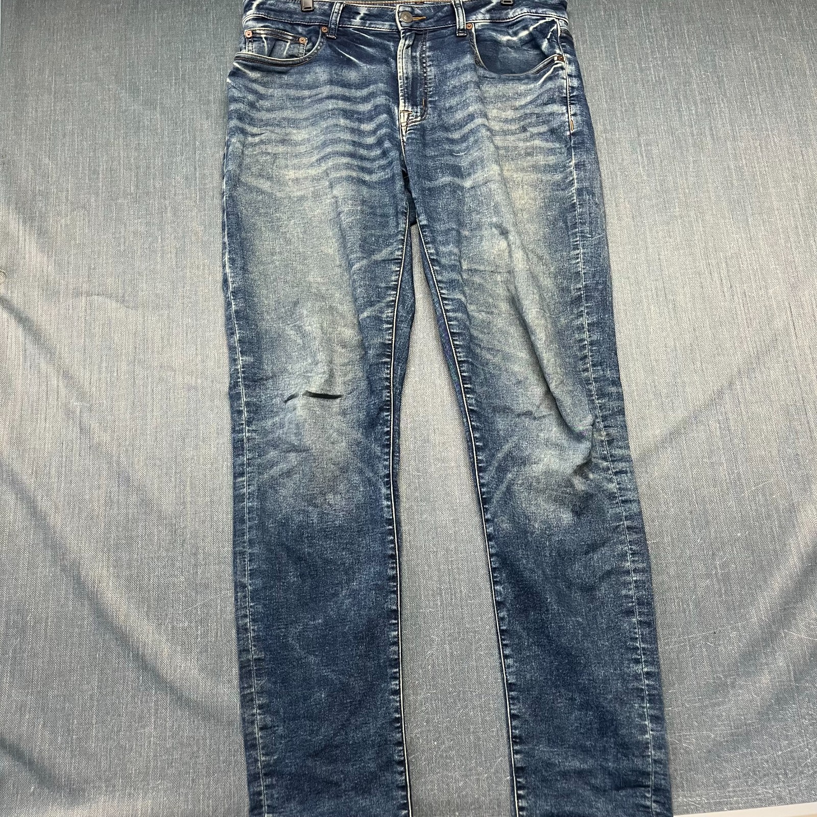 American Eagle Men’s Jeans Size 34×36 Blue Next Level Flex Denim Slim Straight