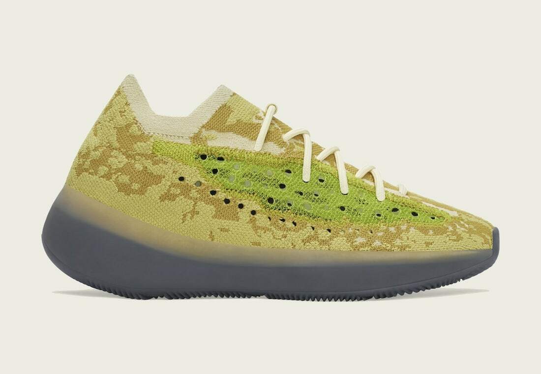 Adidas Yeezy Boost 380 Hylte Glow Green FZ4994 Fashion Shoes