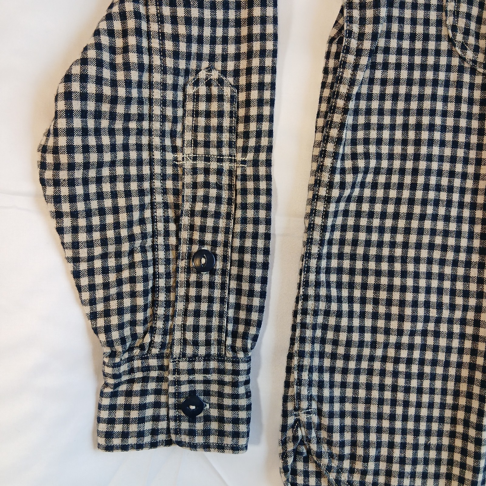 Freewheelers 1223005 Locomotive Fireman Shirt 15 G.F.Stifel Indigo Check Japan