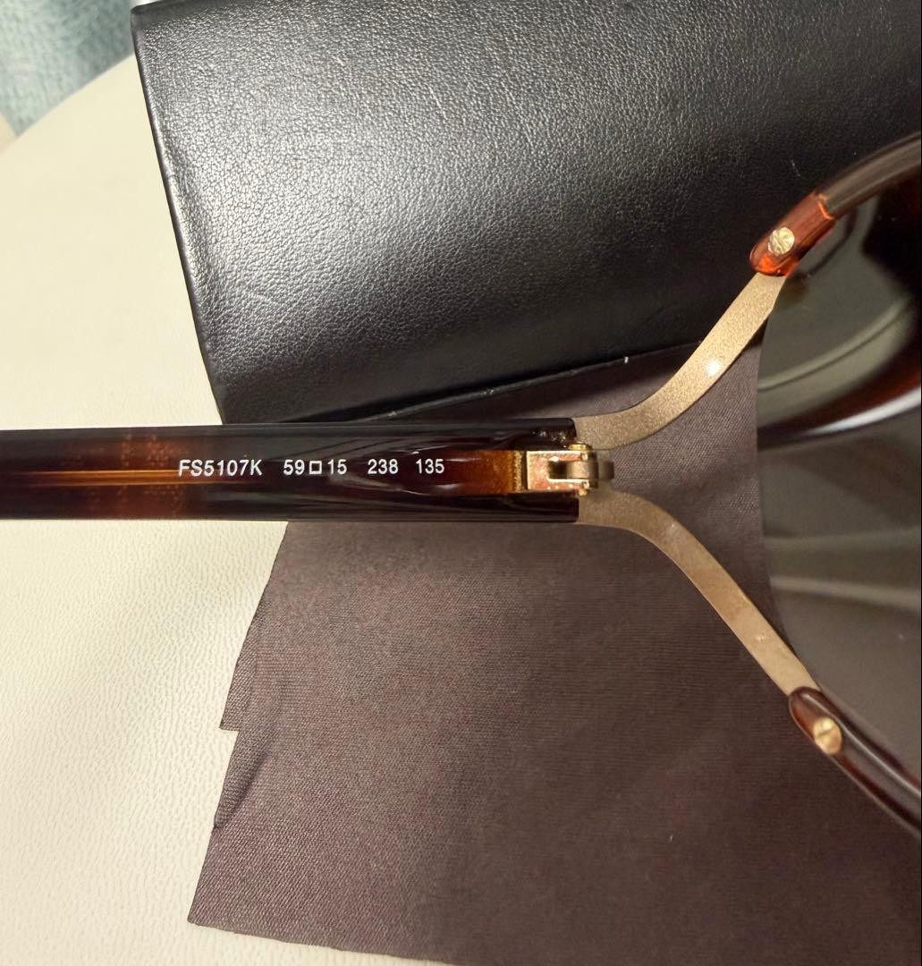 FENDI Sunglasses Zucca Pattern Temples