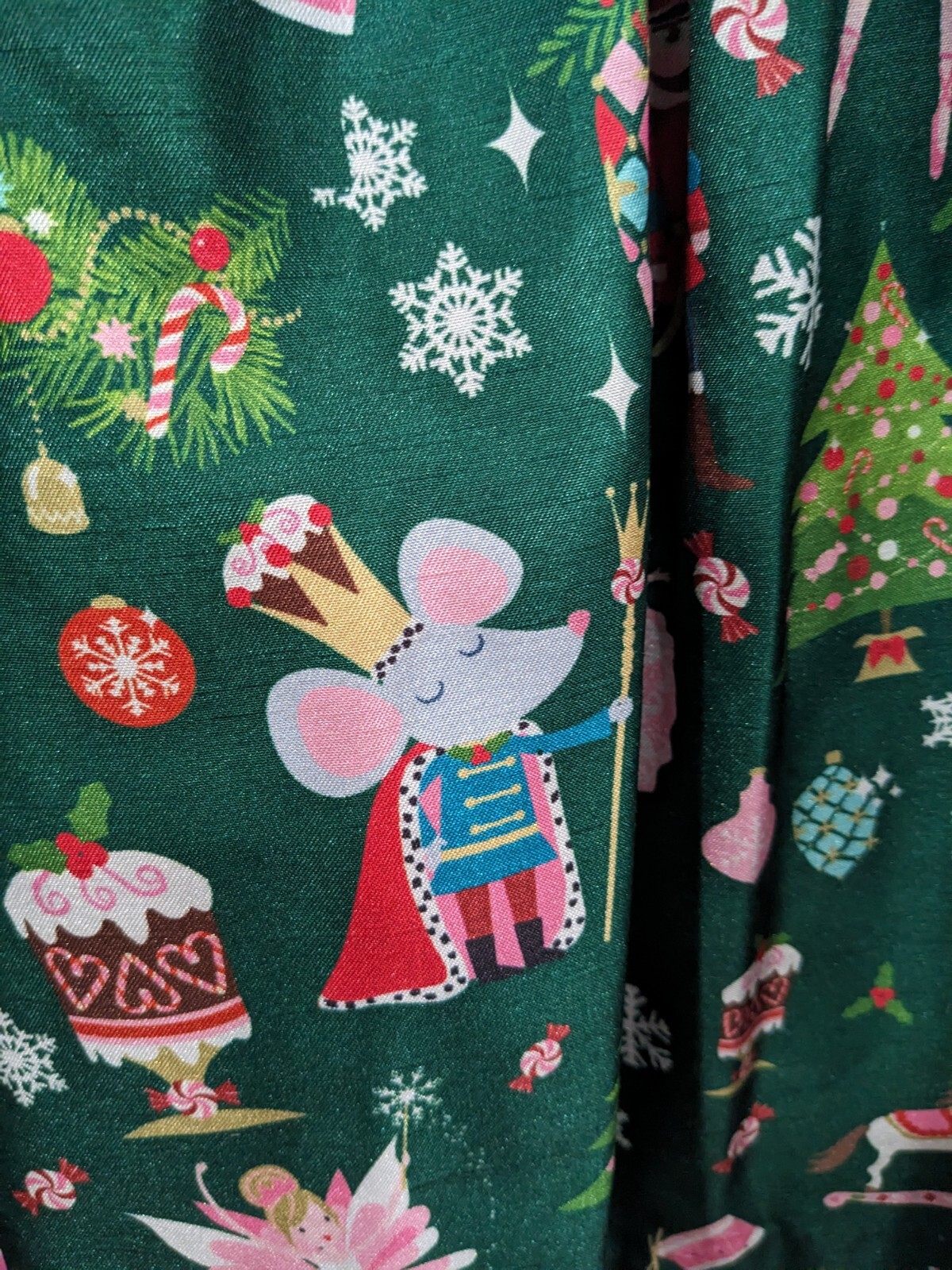 Bonnie Jean Girls Christmas Nutcracker Party Holiday green velvet dress 4 5 6 6X