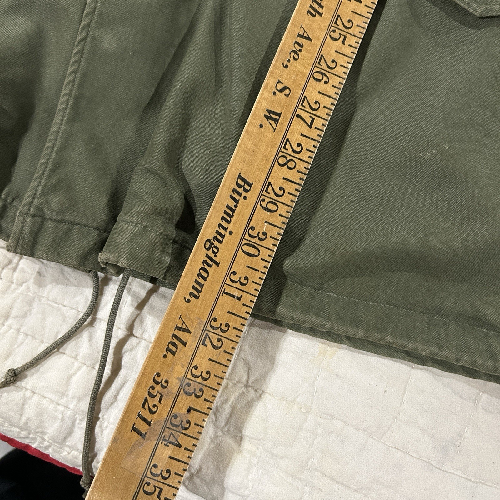 Vintage 1950s US Army M-51 Field Jacket Small Long w/ Liner Korean War